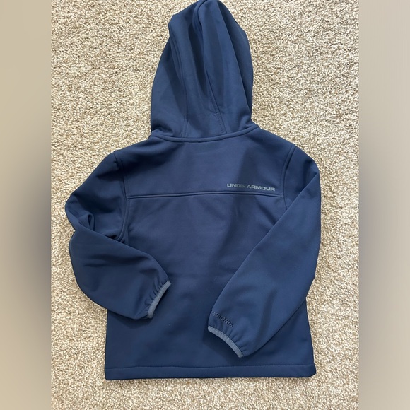 Toddler Under Armour Navy Coldgear Jacket (5) - Picture 2 of 5